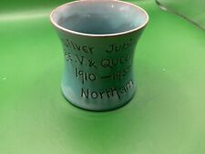Vintage Baron Pottery Barnstaple Commemorative Mug George XV 1935 Northam