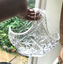 Old Vintage Cut Crystal Glass