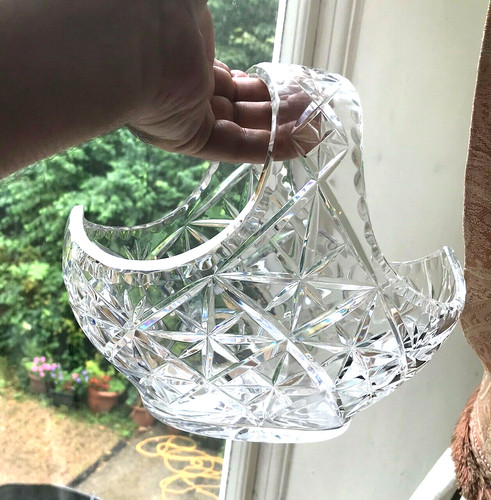 Old vintage cut crystal - vintage,