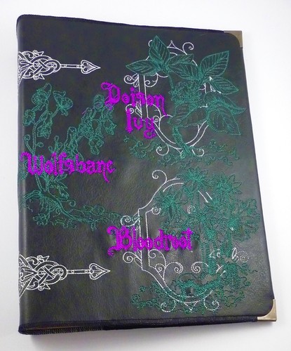 Poison herbs faux leather - poison,