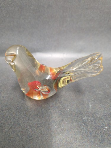 Bird art glass handmade - bird,