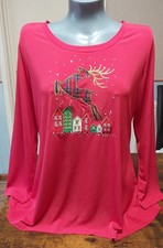  Ladies Christmas Top Quacker