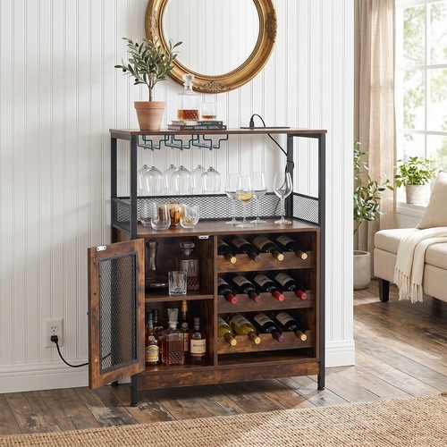 Rustic wine cabinet - cabinet, sideboard