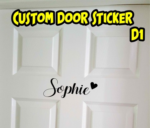 Personalised bedroom door - personalised, name