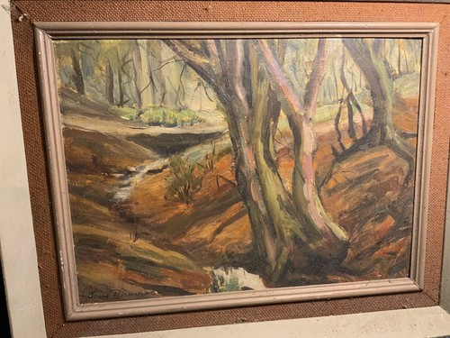 Mid oil painting epping - oil,