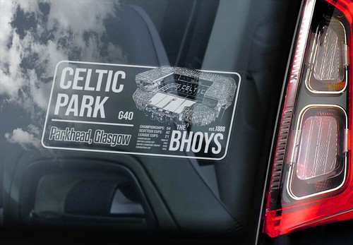 Celtic park car sticker - park,