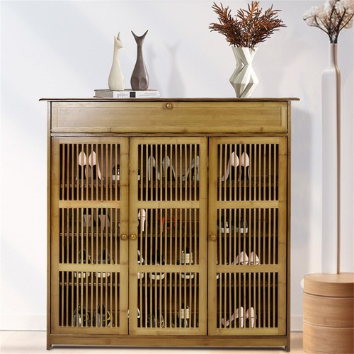 Tier bamboo shoe cabinet - tier,