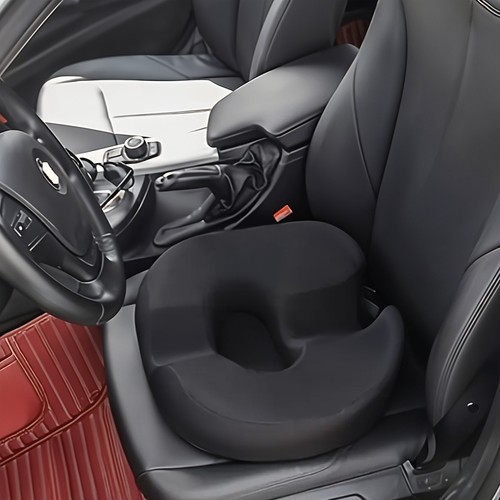 Black pillows coccyx car seat - car,