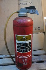 Vintage fire extinguisher red