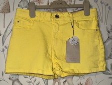 Girls Age 13-14 Years - BNWTS Zara Yellow Denim Shorts