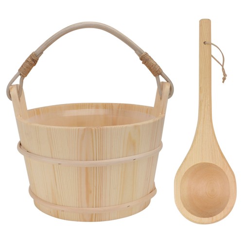 Wooden barrel set with - wooden,