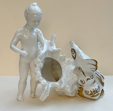 Peggy Davies Studio's Sea Nymph & Shell- Rare piece from the archive