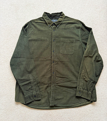 Men 2xl green corduroy - 2xl,