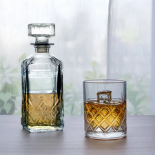 Whiskey Decanter Carafe Glass