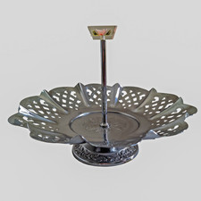 Vintage Chrome Plated Cake