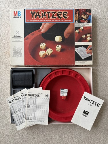 Yahtzee games vintage 1976 - yahtzee,