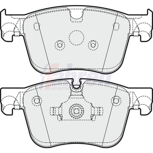 Brake pads set for - brake, c4