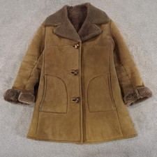 Vintage Sheepskin Coat Jacket