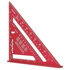 7-inch Carpenters Speed Square Metric,Roofing Rafter Square, Thickened Aluminum
