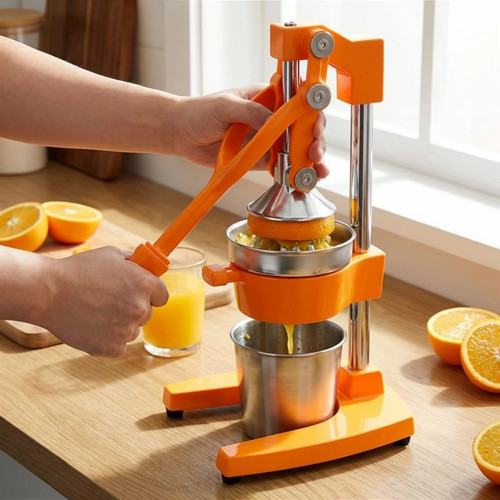 Manual cast iron citrus juicer - cast,