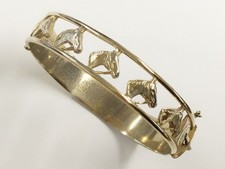 Vintage Rolled Gold Equestrian