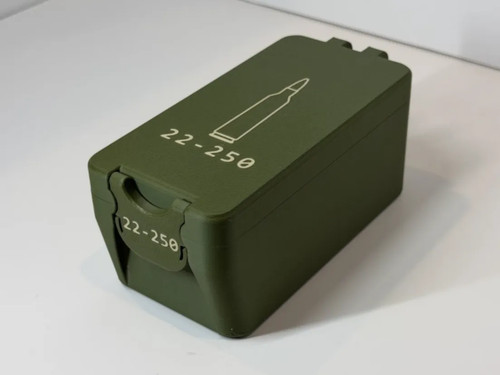 250 ammo box 50 - 50, round