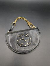 Rare Gucci Black Studded Logo