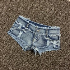 Low Waist Hot Pants Mini Jeans Sexy Ladies Micro Denim Shorts
