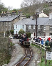Photo 6x4 Gravity slate train at Penrhyn  c2013