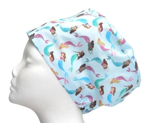 Graceful mermaids scrub cap - graceful,