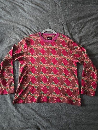 Stussy tshirt jumper - tshirt/jumper, aztec