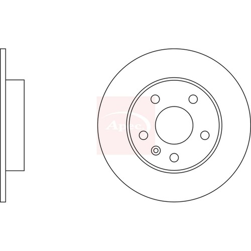 Brake discs solid for opel - brake,