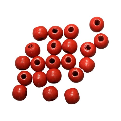 Wooden round beads colour - beads,