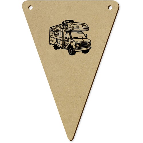 140mm camper car bunting - 'camper, car'