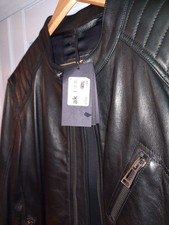 Belstaff black leather V-Racer