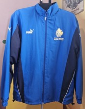 Puma Great Britain Rugby League Training Jacket Blue Size M Gillette Logo
