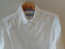 White Mountaineering Wardrobe 2012 Shirt Cotton L/S Men's Sz 0 Small Made Japan 