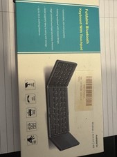 Foldable Bluetooth Keyboard with Touchpad