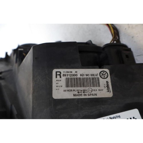 Headlamp volkswagen polo - rh,