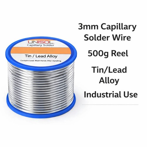 3mm capillary solder wire 500g - 3mm,