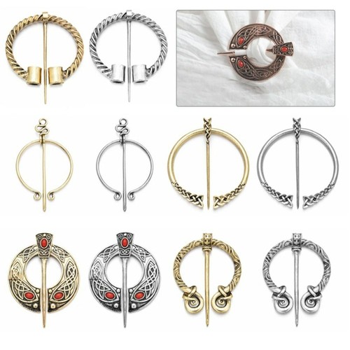 Alloy viking brooch - alloy, fashion