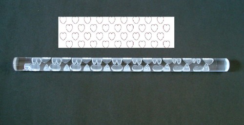 Love heart acrylic texture - love,