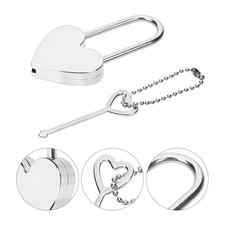 Small Padlock Heart Shaped