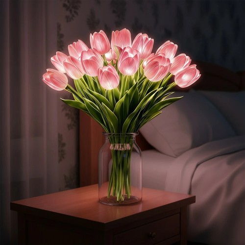 15x led tulip night light - 15x,