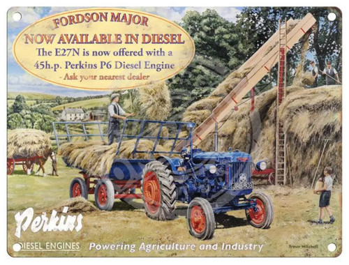 Fordson e27n metal sign - fordson,