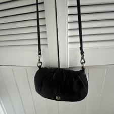 Lucky Brand Black Leather Crossbody Bag ,good Condition