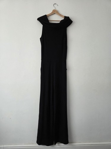Reiss raffi black cowl - raffi, neck