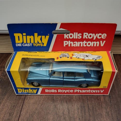 Dinky toys 124 rolls - rolls, royce