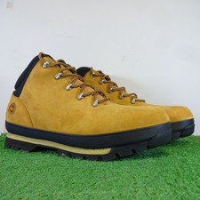 Timberland Boots Size 11 Mens Splitrock Pro Brown Lace Up Safety Steel Toe Shoes