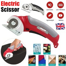 Electric Scissors Cordless Rotary Cutter PVC Leather for Crafts Sewing Cardboard